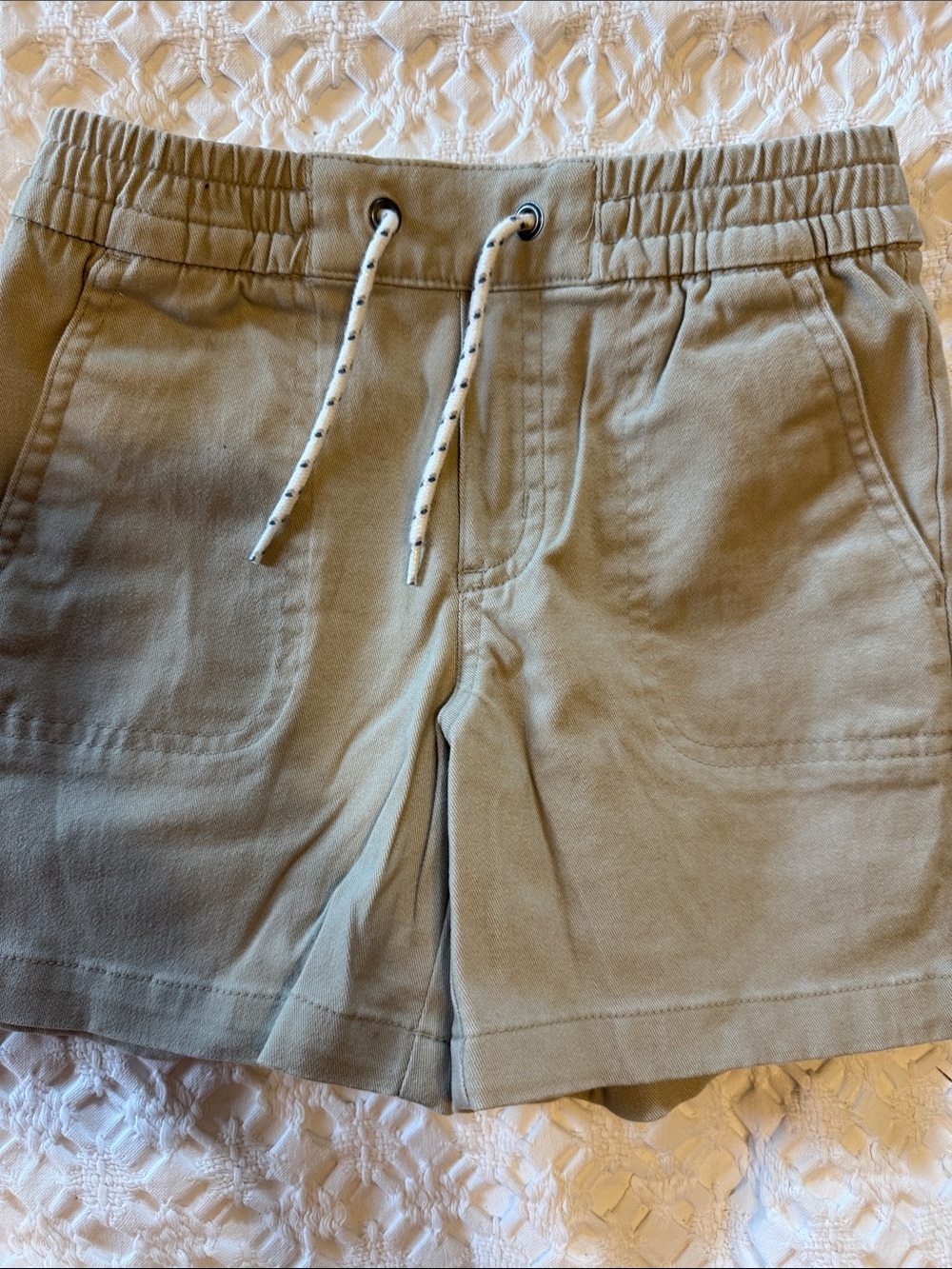 Janie and Jack Khaki Drawstring khaki Shorts